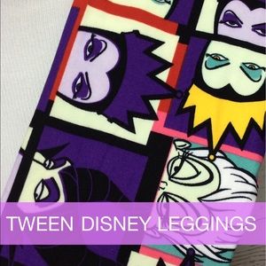 LuLaRoe Disney Villains Tween Leggings NWT